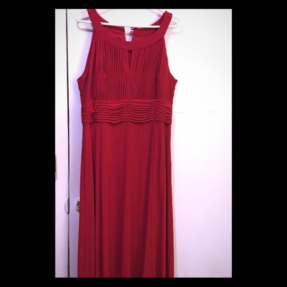 Long Red formal dress - SIZE 14 Style and Co